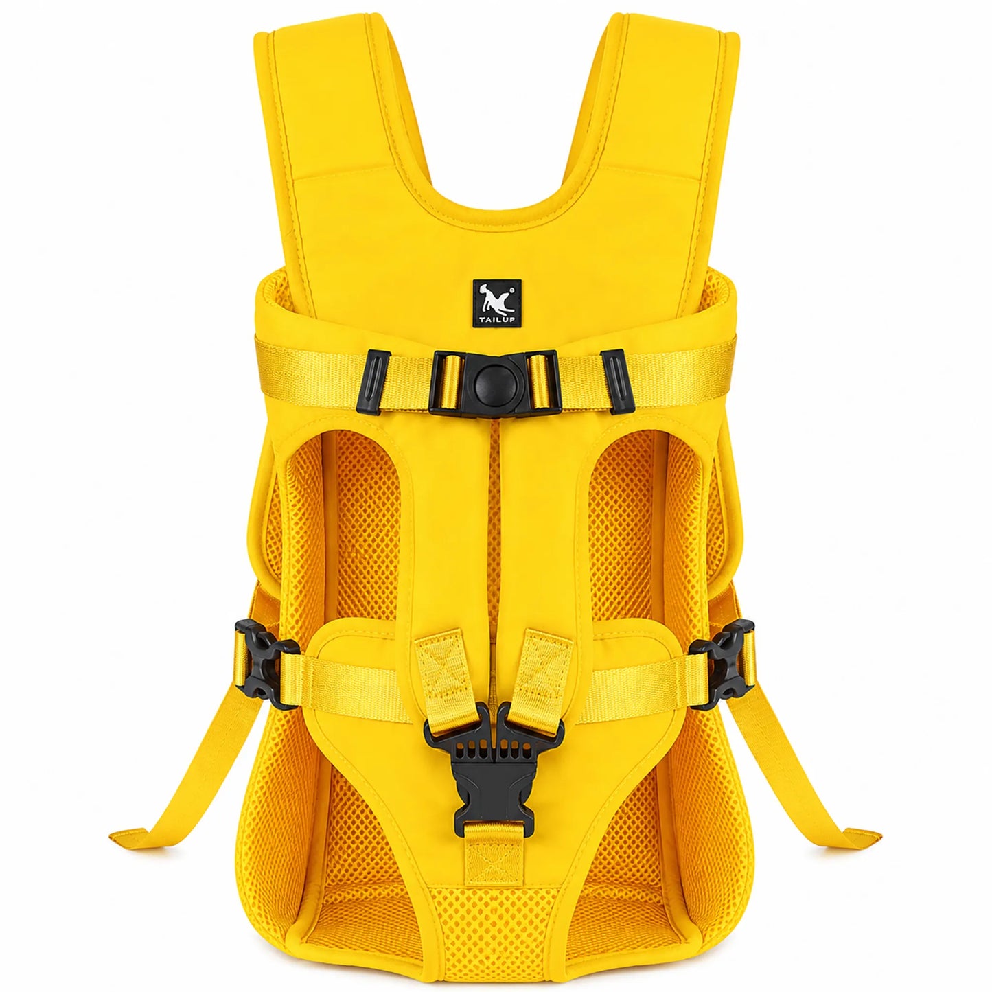 Yellow front-facing pet carrier product image