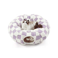 Pastel Purple Checkered