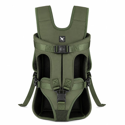Army Green front-facing pet carrier product image