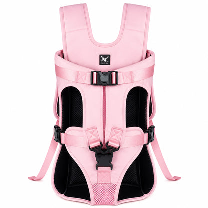 Pink front-facing pet carrier product image