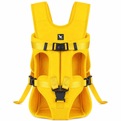 Yellow front-facing pet carrier product image