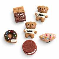 Charms Only — Donut & Bear, 6 Pieces