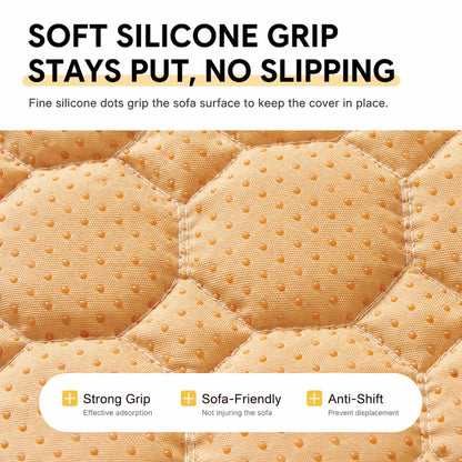 Silicone-dot non-slip backing closeup