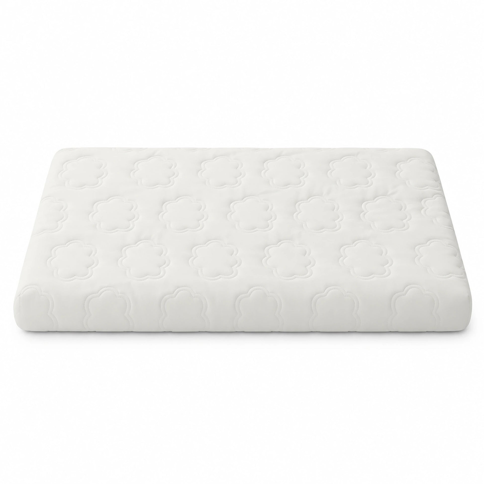 Cloud White cooling support dog mattress with cloud quilted top
