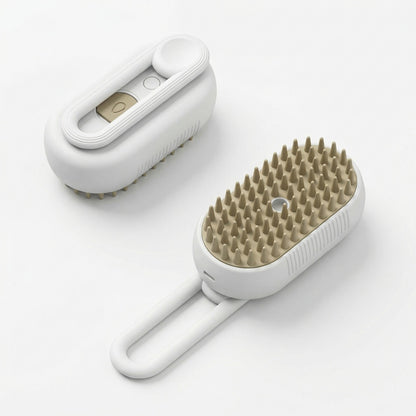 Rechargeable Pet Mist Brush & Anti-Static Deshedding Comb