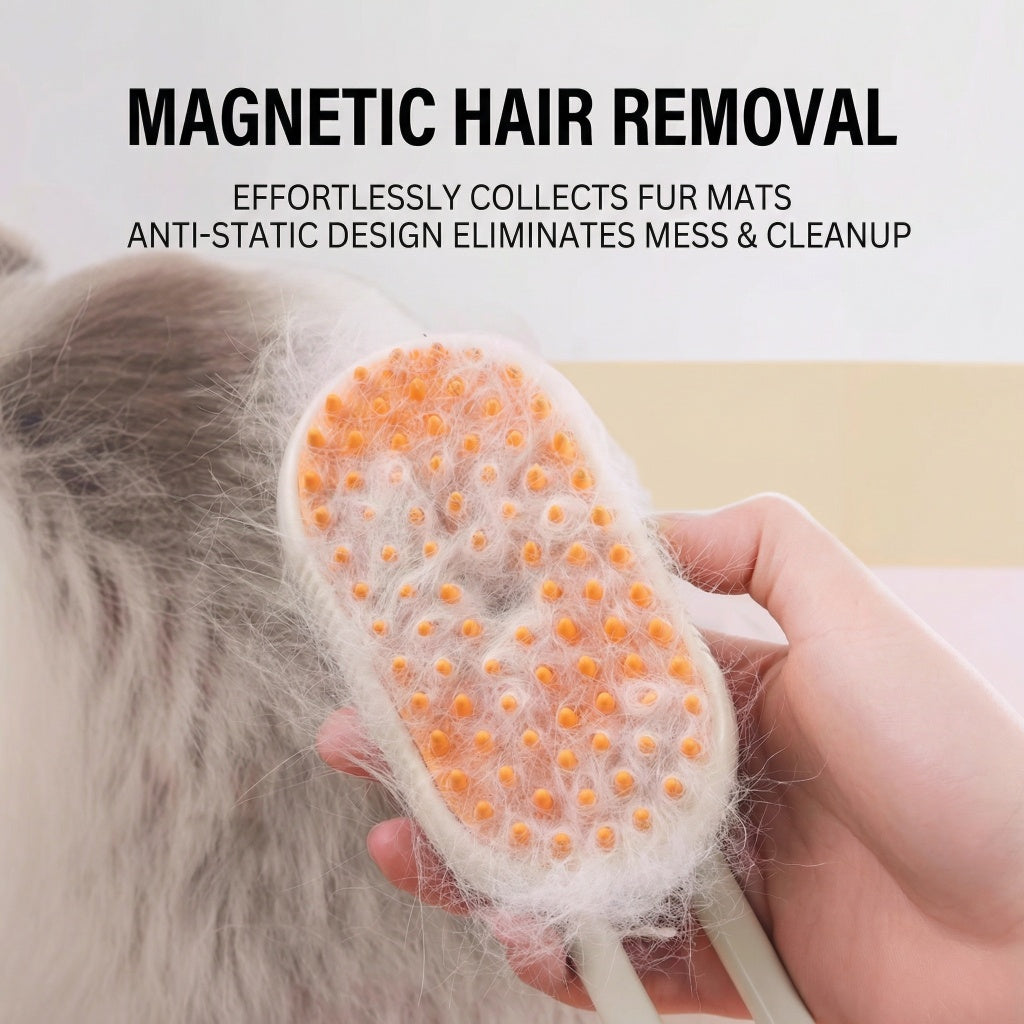 Rechargeable Pet Mist Brush & Anti-Static Deshedding Comb