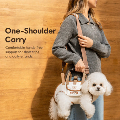 One-shoulder carry — hands-free support for short trips