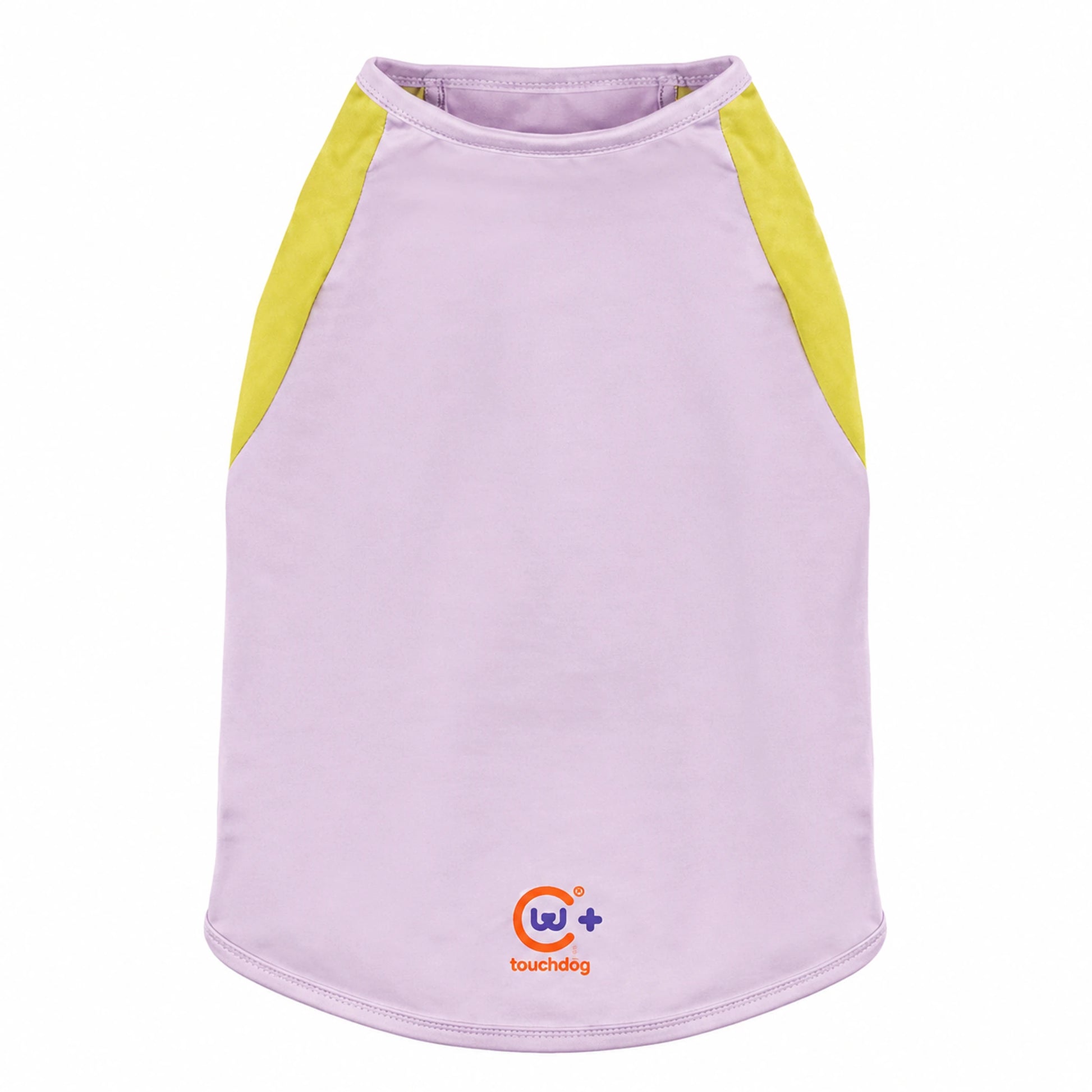 Lavender yellow cooling pet shirt product view