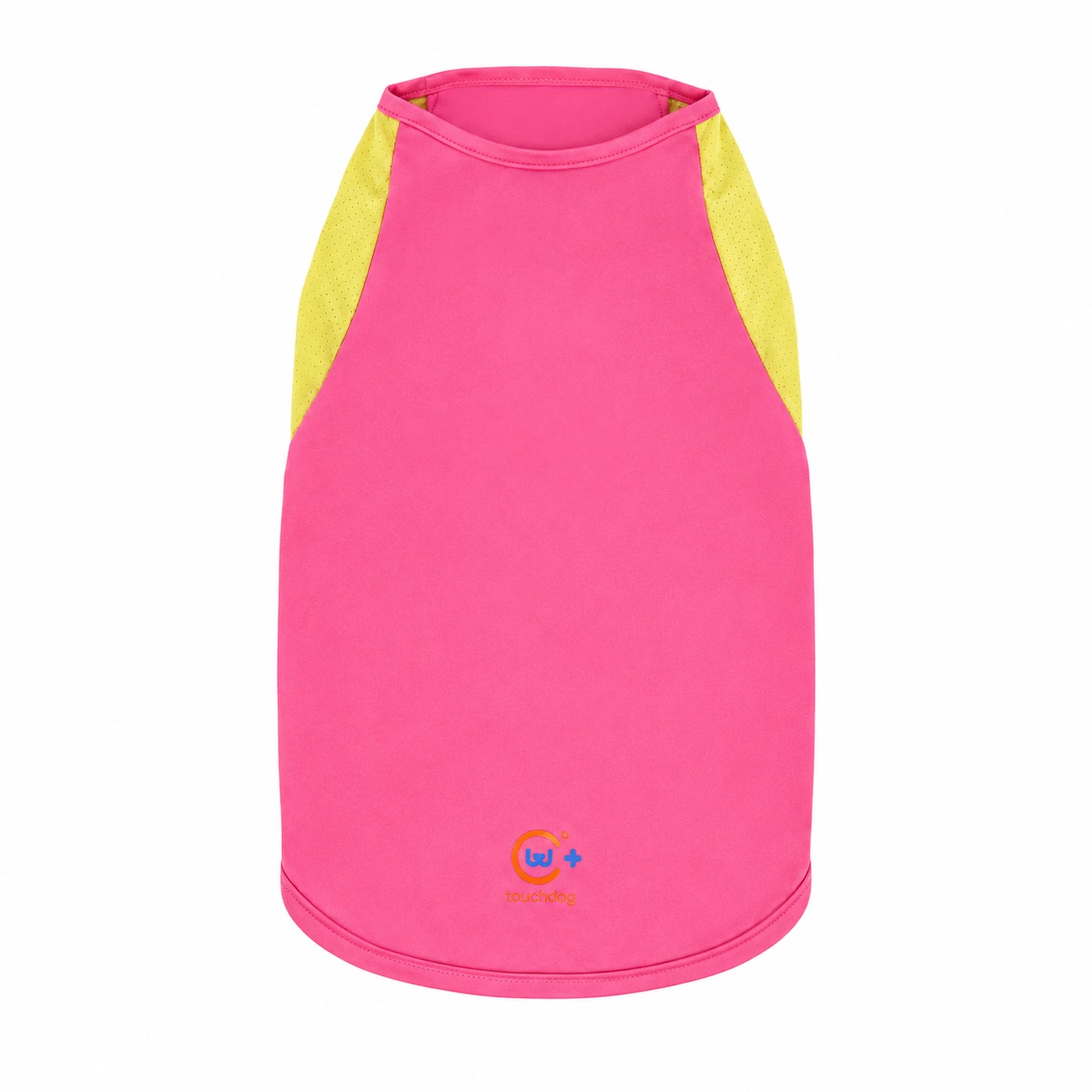 Rose yellow cooling pet shirt product view