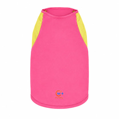 Rose yellow cooling pet shirt product view